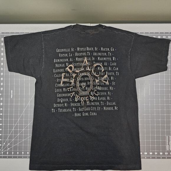 Vintage Tracy Lawrence Tshirt Large 90s Country Music Band Concert Singlestitch - Picture 6 of 11